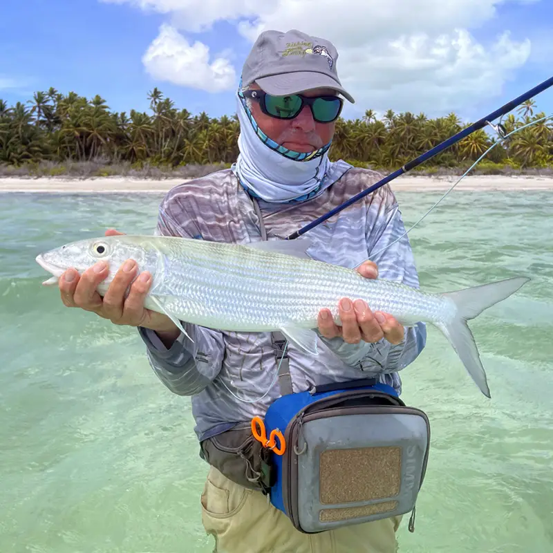 Tap into some great boneefishing at The Villages on Christmas Island.