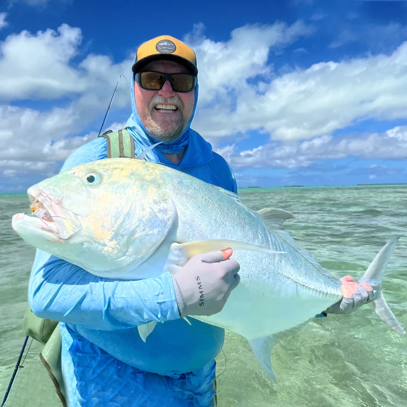 Chad with Giant Trevally